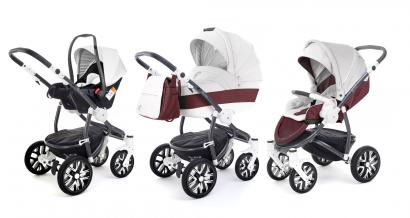 Коляска 3 в 1 Esspero Grand Discovery (шасси Graphite White)