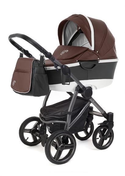 Коляска для новорожденных Esspero Newborn Lux Alu (шасси Graphite)