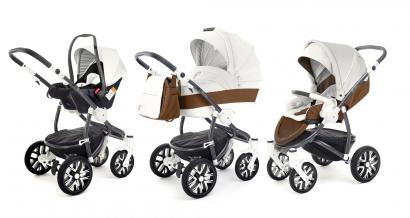 Коляска 3 в 1 Esspero Grand Discovery (шасси Graphite White)