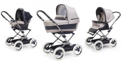 Коляска 3 в 1 Peg Perego Navetta Elite Chrome + Seggiolino Giro + Viaggio SL