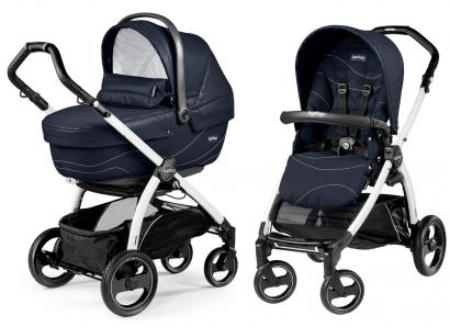 Коляска 2 в 1 Peg Perego Book S XL Modular (шасси White/Black)