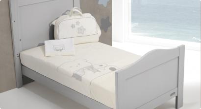 Комплект постельного белья Trama Classic Bear Cinza серия Classic
