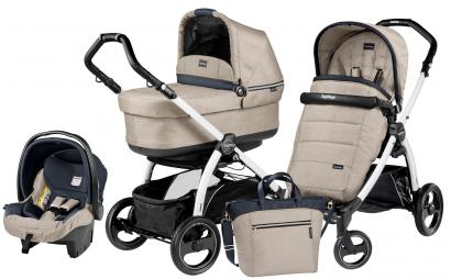 Коляска 3 в 1 Peg Perego Book S Pop Up Modular System (шасси White/Black)