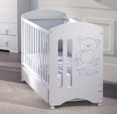 Кроватка Micuna Sweet Bear Basic White 