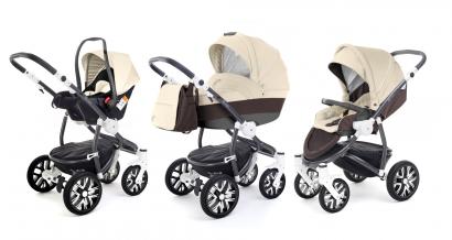Коляска 3 в 1 Esspero Grand Discovery (шасси Graphite White)