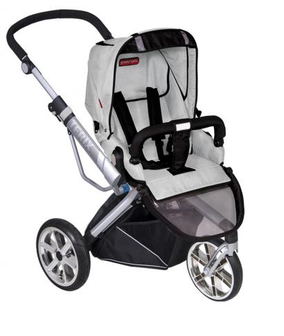 Прогулочная коляска Patron Triton 3S (серебряная рама)