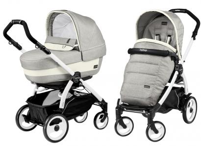 Коляска 2 в 1 Peg Perego Book 51 Elite Modular (шасси White/Black)