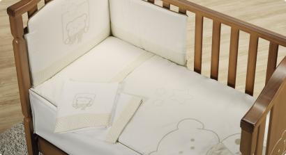 Комплект постельного белья Trama Classic Bear Bege серия Classic