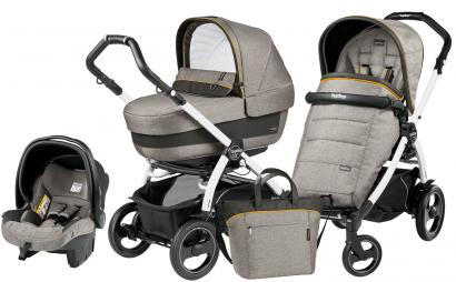 Коляска 3 в 1 Peg Perego Book 51 S Elite Modular System (шасси White/Black)