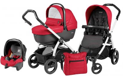 Коляска 3 в 1 Peg Perego Book 51 S XL Set Modular (шасси White/Black)
