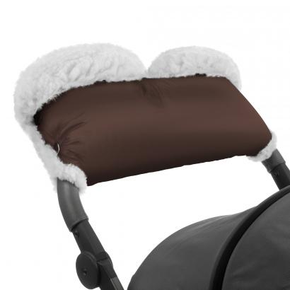 Муфта для рук на коляску Esspero Soft Fur Lux (Натуральная шерсть)