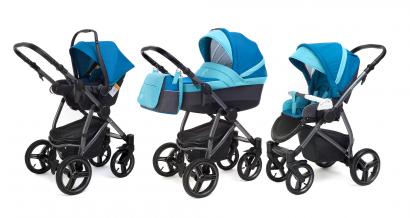 Коляска 3 в 1 Esspero Grand Newborn Lux (шасси Graphite)