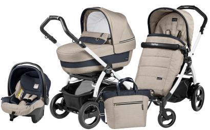 Коляска 3 в 1 Peg Perego Book 51 S Elite Modular System (шасси White/Black)