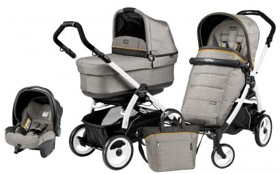 Коляска 3 в 1 Peg Perego Book 51 Pop Up Modular System (шасси White/Black)