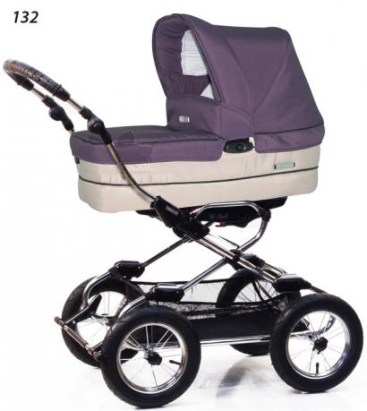 Детская коляска для новорожденных Bebecar Style At Chrome Tendence