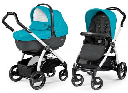 Коляска 2 в 1 Peg Perego Book S XL Modular (шасси White/Black)