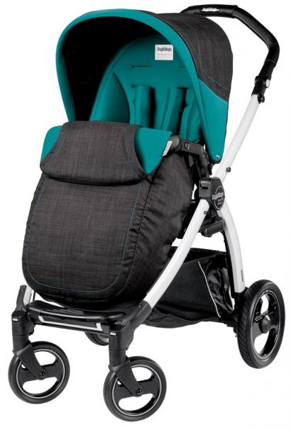 Прогулочная коляска Peg Perego Book S Pop Up Completo (шасси White/Black)