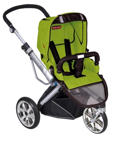 Прогулочная коляска Patron Triton 3S (серебряная рама)