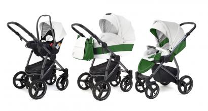 Коляска 3 в 1 Esspero Grand Newborn Lux (шасси Graphite)