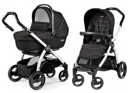 Коляска 2 в 1 Peg Perego Book S XL Modular (шасси White/Black)