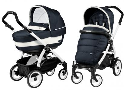 Коляска 2 в 1 Peg Perego Book 51 Elite Modular (шасси White/Black)