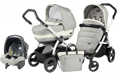 Коляска 3 в 1 Peg Perego Book 51 S Elite Modular System (шасси White/Black)