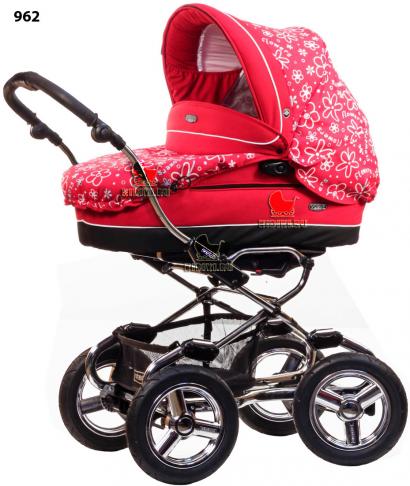Детская коляска для новорожденных Bebecar Stylo AT Chrome Vogue