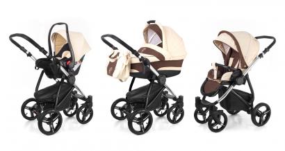 Коляска 3 в 1 Esspero Newborn Lux (шасси Chrome)