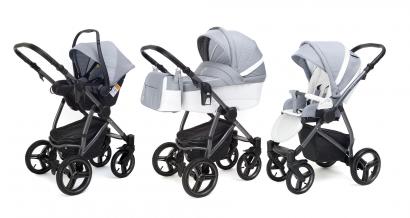 Коляска 3 в 1 Esspero Grand Newborn Lux (шасси Graphite)