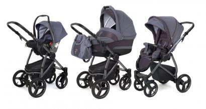 Коляска 3 в 1 Esspero Newborn Lux (шасси Graphite)