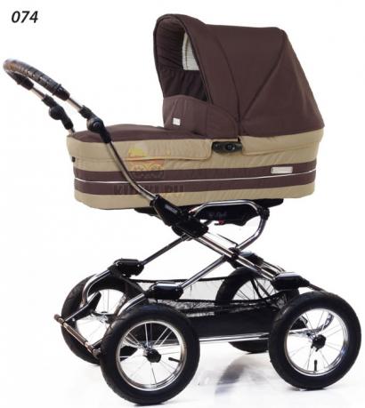 Детская коляска для новорожденных Bebecar Style At Chrome Tendence