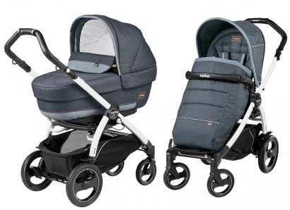 Коляска 2 в 1 Peg Perego Book 51 S Elite Modular (шасси White/Black)