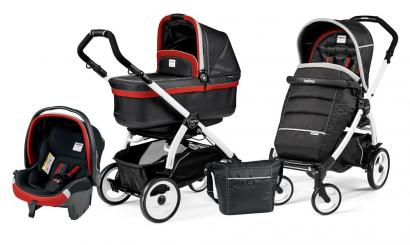 Коляска 3 в 1 Peg Perego Book 51 Pop Up Set Modular (шасси White/Black)