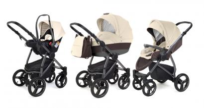 Коляска 3 в 1 Esspero Grand Newborn Lux (шасси Graphite)