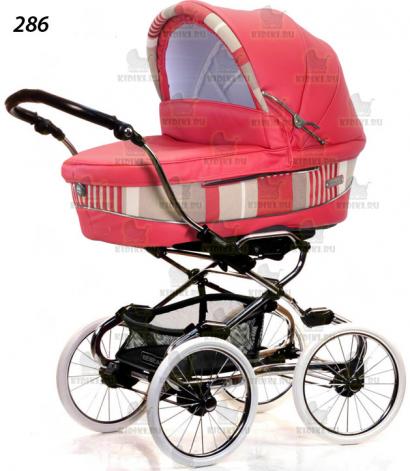 Детская коляска для новорожденных Bebecar Stylo Class Black Chrome