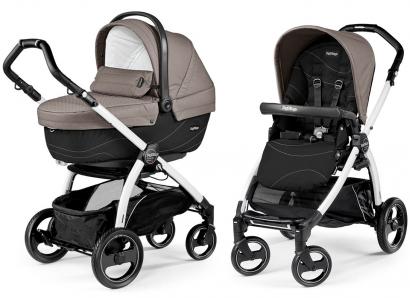 Коляска 2 в 1 Peg Perego Book S XL Modular (шасси White/Black)