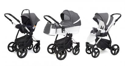 Коляска 3 в 1 Esspero Grand Newborn Lux (шасси Chrome)