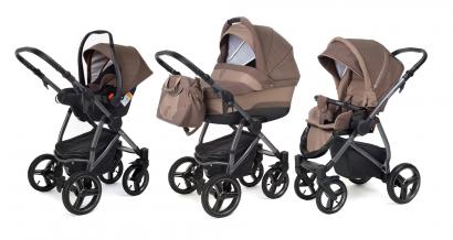 Коляска 3 в 1 Esspero Newborn Lux (шасси Graphite)