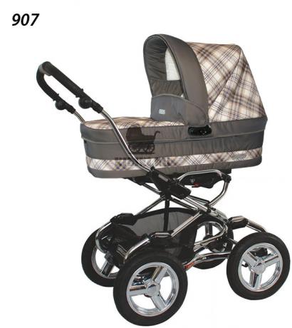 Детская коляска для новорожденных Bebecar Stylo AT Chrome Tendence
