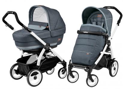 Коляска 2 в 1 Peg Perego Book 51 Elite Modular (шасси White/Black)