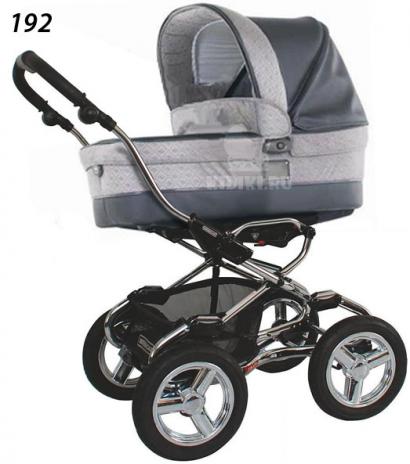 Детская коляска для новорожденных Bebecar Stylo AT Chrome Tendence