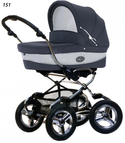 Детская коляска для новорожденных Bebecar Stylo AT Chrome