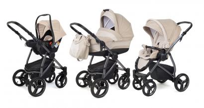Коляска 3 в 1 Esspero Newborn Lux (шасси Graphite)