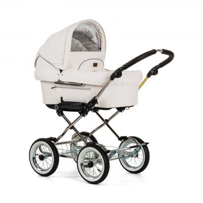 Коляска 2 в 1 Emmaljunga Mondial Leatherette (Шасси Classic Chrome)