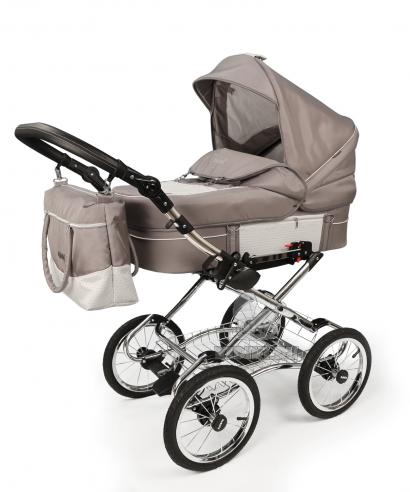Детская коляска для новорожденных Amigos Perfect Classic Chrome