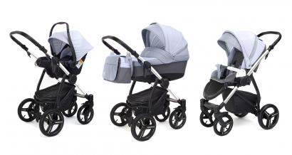 Коляска 3 в 1 Esspero Grand Newborn Lux (шасси Chrome)