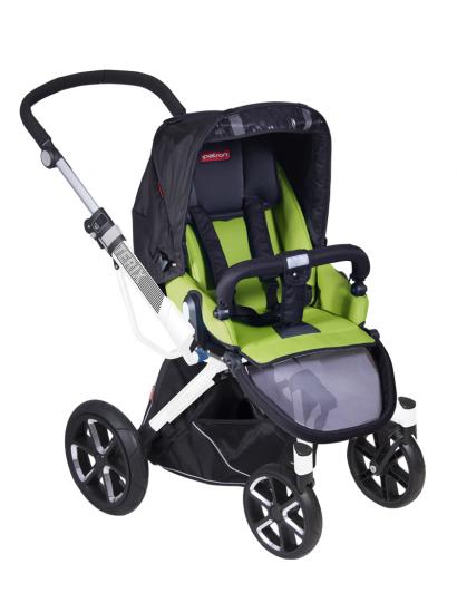 Прогулочная коляска Patron Triton 4W (белая рама)