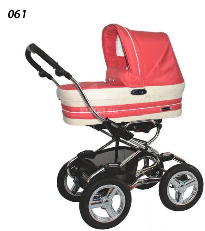 Детская коляска для новорожденных Bebecar Stylo AT Chrome Tendence