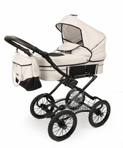 Коляска 2 в 1 Amigos Perfect Classic Black Эко Кожа