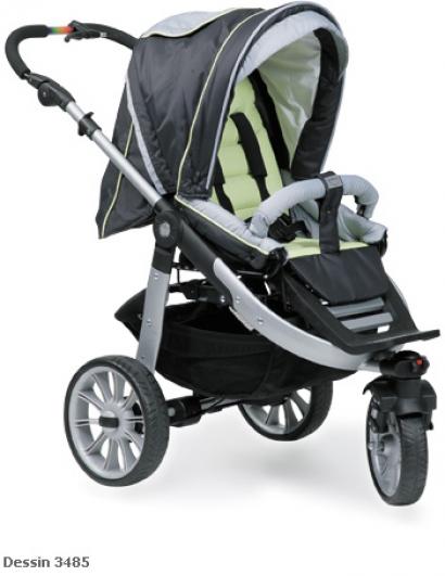 Коляска 2 в 1 Teutonia Spirit S3